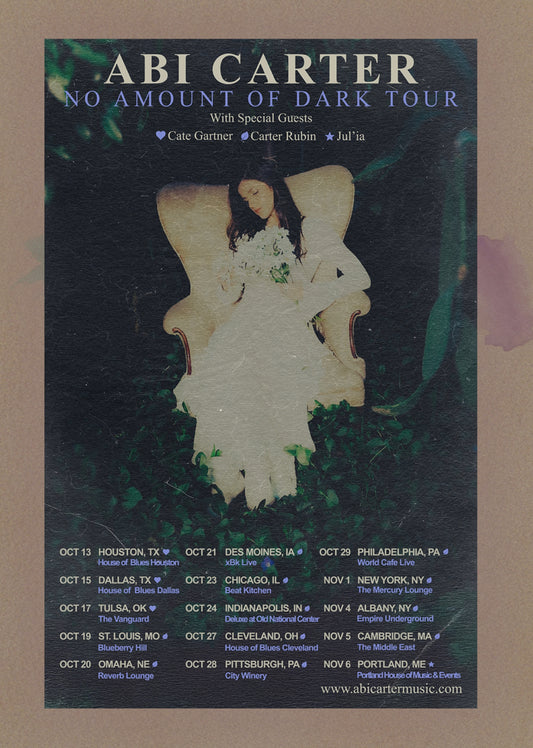 No Amount of Dark Tour Poster